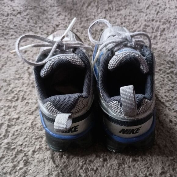 Nike Shox Turmoil 2 Athletic Running Sneakers Toddlers Sz 7.5 Gray/Blue PREOWNED - Picture 5 of 7